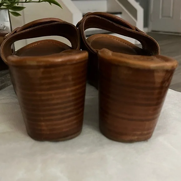 Tory Burch Leather Wedges - Picture 9 of 16